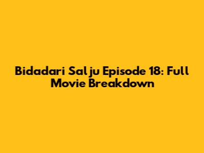 Bidadari Salju Episode 18: Full Movie Breakdown