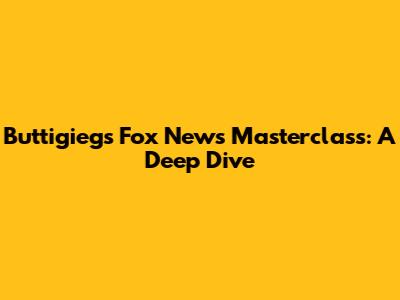 Buttigieg's Fox News Masterclass: A Deep Dive