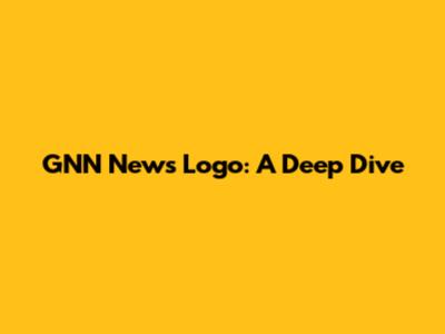 GNN News Logo: A Deep Dive