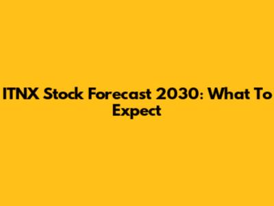 ITNX Stock Forecast 2030: What To Expect