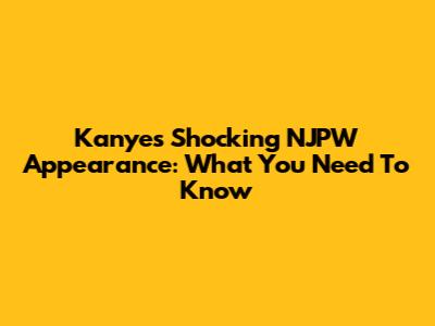 Kanye's Shocking NJPW Appearance: What You Need To Know