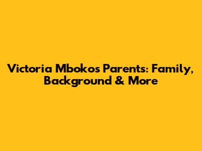 Victoria Mboko's Parents: Family, Background & More